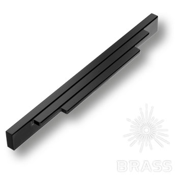 Brass Ручка накладная 9429 0224 AL6 чёрный 224 мм фото 1