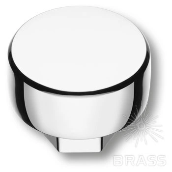 Brass Ручка кнопка 4126 002MP02 глянцевый хром  фото 1