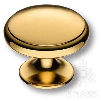 Brass Ручка кнопка RANA-69 глянцевое золото фото 1