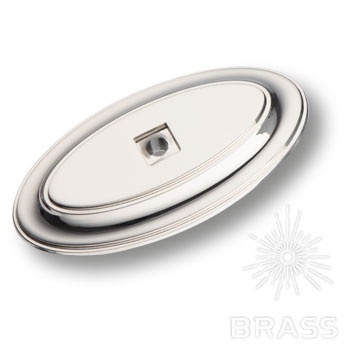 Brass Подложка для мебельных ручек 3042 0070 PN глянцевый никель фото 1
