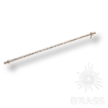 Brass Ручка рейлинг 25235-080-T13-480 глянцевый никель 480 мм фото 1