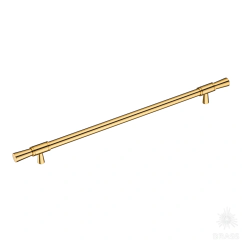 Brass Ручка скоба 2553-003-320 латунь глянцевое золото 320 мм фото 1