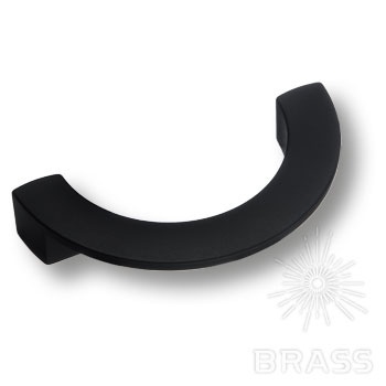 Brass Ручка скоба 5430 Matt Black чёрный матовый 96 мм фото 1