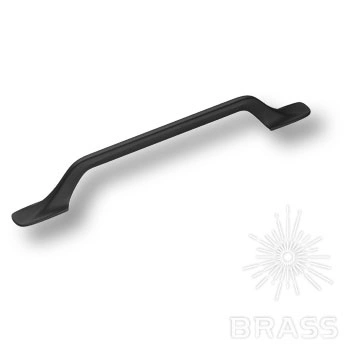 Brass Ручка скоба 1111 160MP24 черный 160 мм фото 1