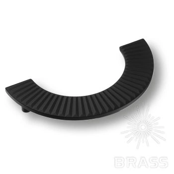 Brass Ручка скоба 1193 128MP24 чёрный 128 мм фото 1