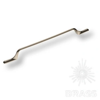 Brass Ручка скоба 7394.0160.017 шёлковый никель 160 мм фото 2