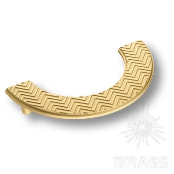 Brass Ручка скоба 1198 128MP35 матовое золото 128 мм фото 1