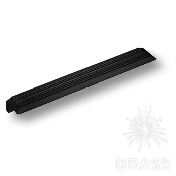 Brass Ручка скоба 9060 0224 AL6-AL6 чёрный 224 мм фото 1