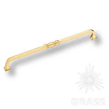 Brass Ручка скоба KALE-69-224 глянцевое золото 224 мм фото 1