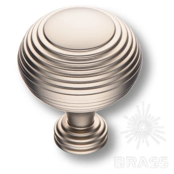 Brass Ручка кнопка 1937 0038 PNM полированный никель фото 1
