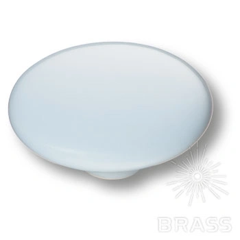 Brass Ручка кнопка Y BLUE голубой фото 1