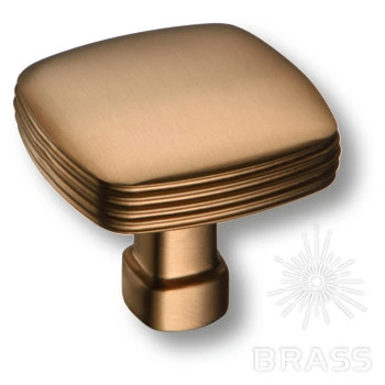 Brass Ручка кнопка 12-Bronze бронза фото 1