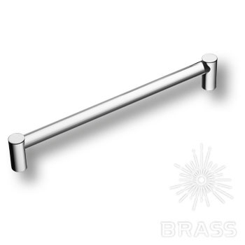 Brass Ручка рейлинг эксклюзивная коллекция BU 016.192.07 глянцевый хром 192 мм фото 1