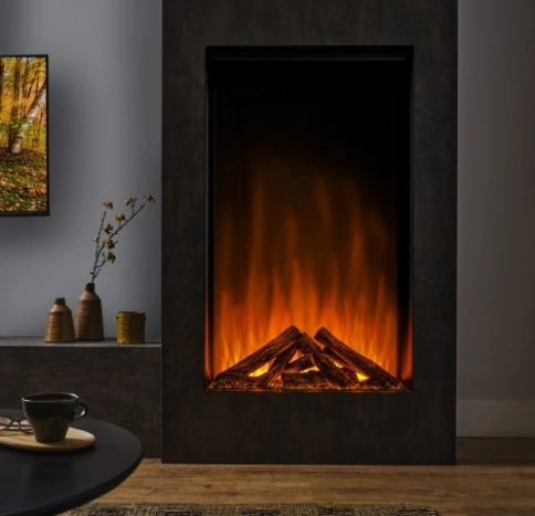 Фронтальный электрокамин с обогревом BRITISH FIRES New Forest Tall Deluxe Knightwood фото 3