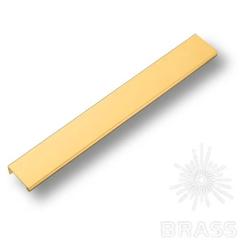 Brass Ручка торцевая 8926 0256 GL глянцевое золото 256 мм фото 1
