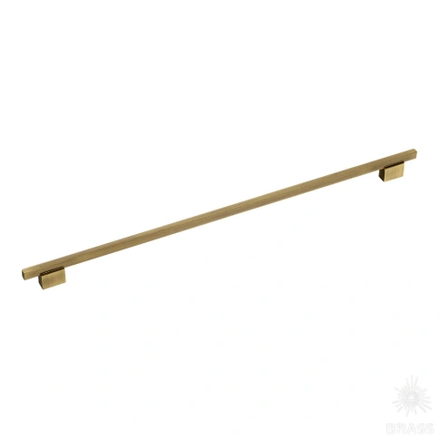 Brass Ручка скоба 2552-013-480 латунь состаренная латунь 480 мм фото 1