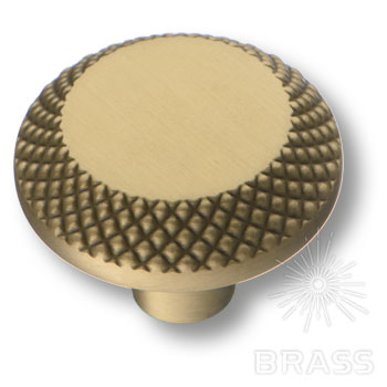 Brass Ручка кнопка 4102 001PC35 матовое золото фото 1