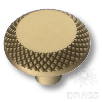 Brass Ручка кнопка 4102 001MP35 матовое золото фото 1