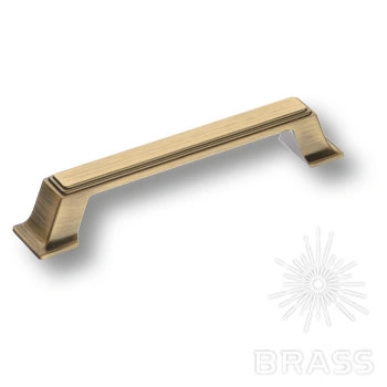 Brass Ручка скоба 4235 0128 ABM состаренная латунь 128 мм фото 1