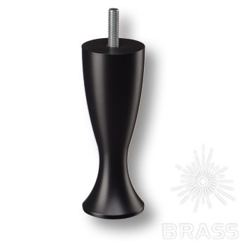 Brass Опора мебельная KAL-0104-0120-B13 черный 120 мм фото 1