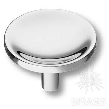 Brass Ручка кнопка 4136 001MP02 глянцевый хром фото 1