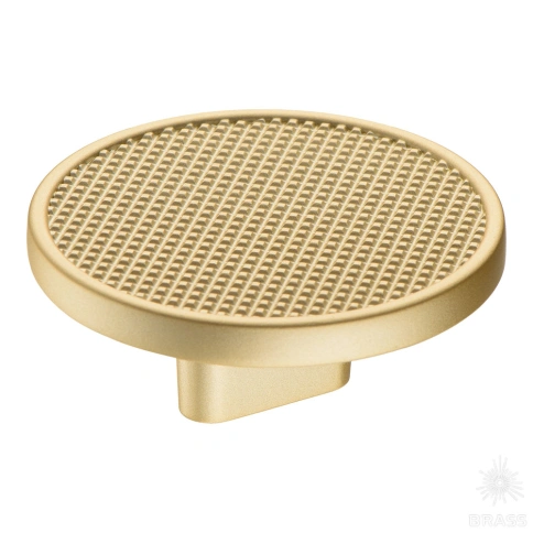Brass Ручка кнопка 4194 016PC35 матовое золото 16 мм фото 1