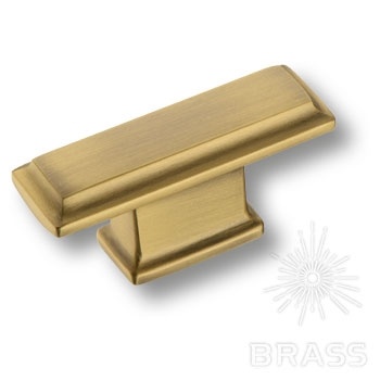 Brass Ручка кнопка 4104 016MP30 состаренная латунь 16 мм фото 1