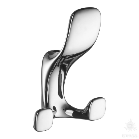 Brass Крючок мебельный трёхрожковый 2010 0080 CR глянцевый хром фото 1