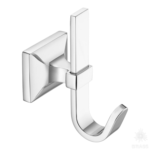 Brass Крючок мебельный 737 Hook Chrome-Chrome глянцевый хром фото 1