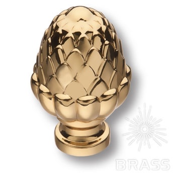 Brass Ручка кнопка 15.356.00.19 глянцевое золото  фото 1