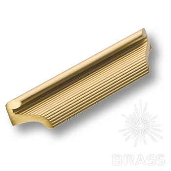 Brass Ручка профиль 8610 0128 GLB матовое золото 128 мм фото 1