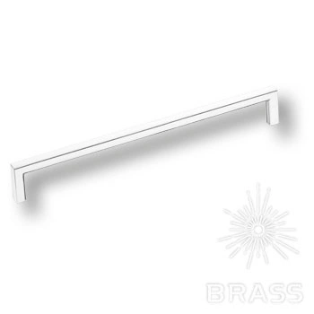 Brass Ручка скоба 6763-400 глянцевый хром 192 мм фото 1