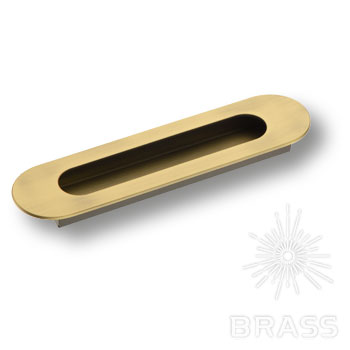 Brass Ручка врезная 1173 160MP30 состаренная латунь 160 мм фото 1