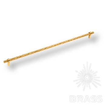 Brass Ручка рейлинг 25235-003-T13-480 глянцевое золото 480 мм фото 1