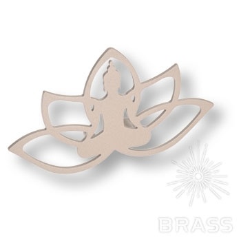 Brass Ручка скоба KKP-1020-B76-Soft Будда на лотосе кремовый 32 мм фото 1