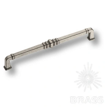 Brass Ручка скоба KT 012.224.16 старое серебро 224 мм фото 1