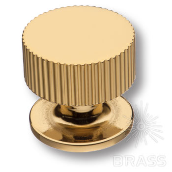 Brass Ручка кнопка 1975 0032 GL глянцевое золото фото 1