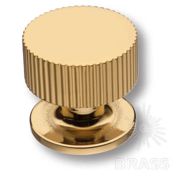 Brass Ручка кнопка 1975 0032 GL глянцевое золото фото 1