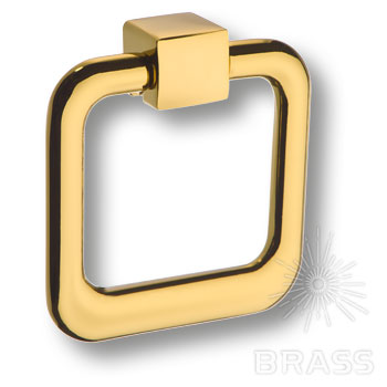Brass Ручка кольцо 4630 0060 GL-GL глянцевое золото фото 1