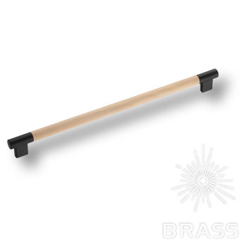 Brass Ручка рейлинг 9403-617 дерево/черный 320 мм фото 1