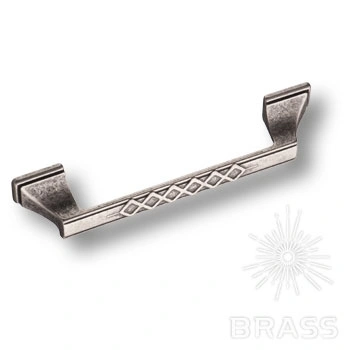Brass Ручка скоба 15.127.128.16 старое серебро 128 мм фото 1