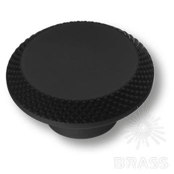 Brass Ручка кнопка 4102 002MP24 черный фото 1