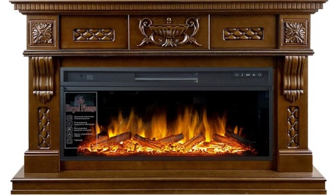 Каминокомплект Corsica - Темный дуб с очагом Vision 42 LOG LED фото 2
