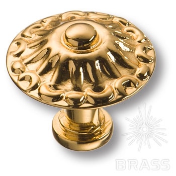 Brass Ручка кнопка 15.304.24.19 глянцевое золото 24 K фото 1