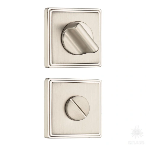 Brass Накладка с поворотной кнопкой RO17W6 NBM ROSET матовый никель фото 1