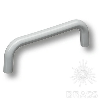 Brass Ручка скоба детская 627GR серый глянцевый 96 мм фото 1