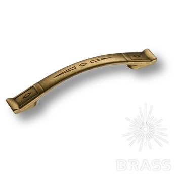 Brass Ручка скоба 15.128.128.12 античная бронза 128 мм  фото 1