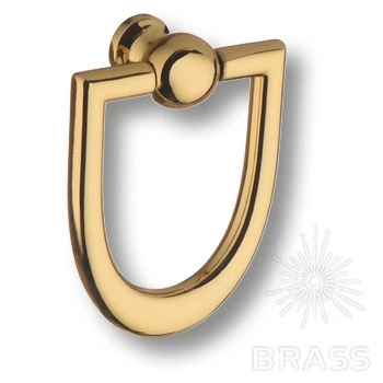 Brass Ручка кольцо 3130 0044 GL-GL глянцевое золото фото 1