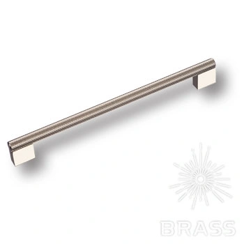 Brass Ручка скоба 8783 0224 PN-PN глянцевый никель 224 мм фото 1
