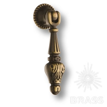 Brass Ручка капля 15.420.00.04 старая бронза фото 1